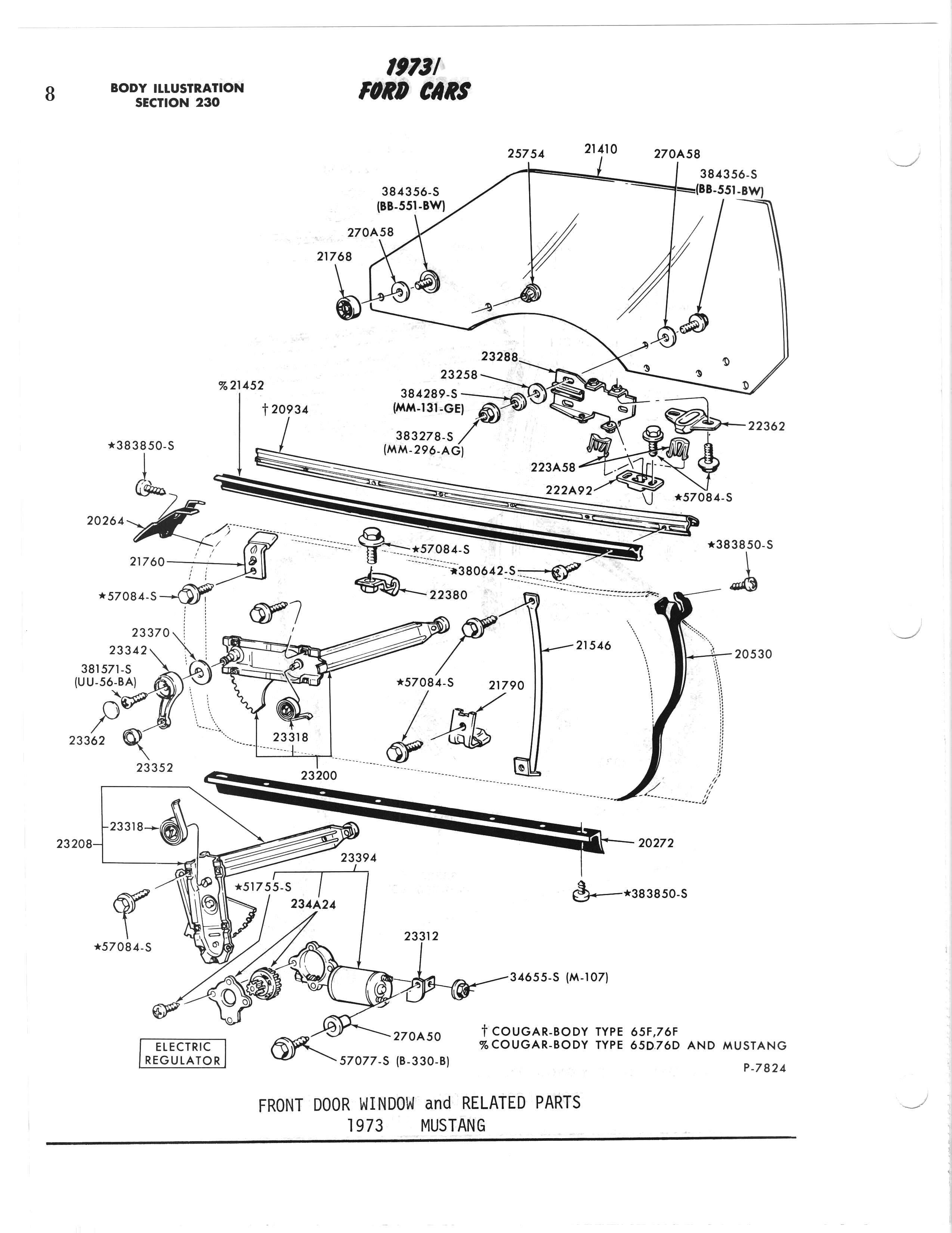 1973 Ford Part Illustrations - Section 230 240 290 / Ford1973V2pix0571.jpg